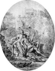 Rinaldo And Armida by Francesco Monti