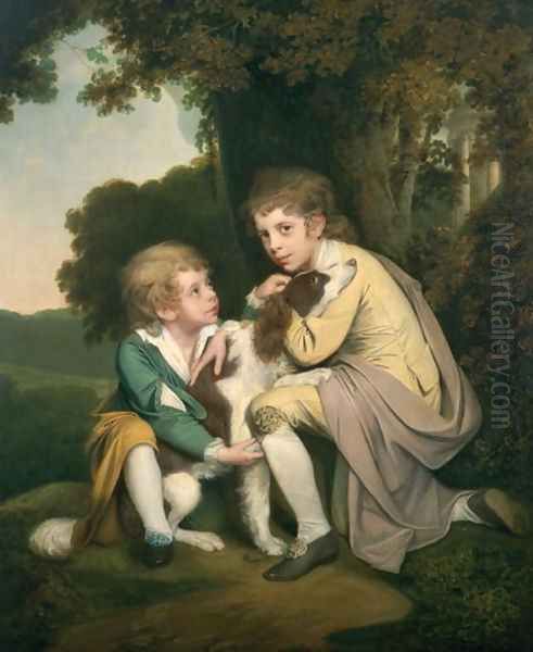 Thomas and Joseph Pickford as Children, c.1777-9 - view 1