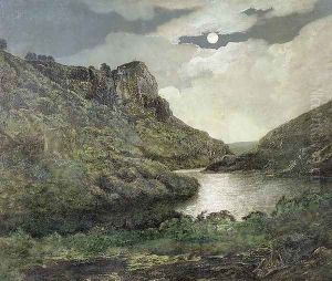 High Tor, Matlock by Josepf Wright Of Derby
