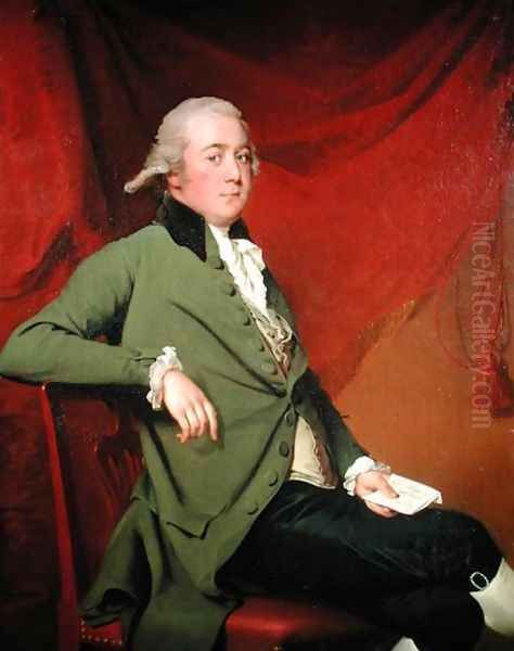 Portrait of Edward Abney (1751-1827) of King Newton, Derbyshire, late 1780s - view 1