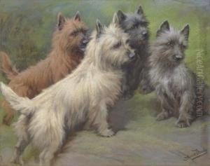 Cairn Terriers by Fannie Moody
