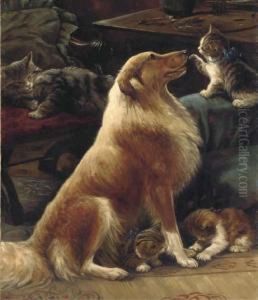 Playful Companions by Fannie Moody
