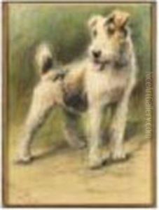 A Wire Fox Terrier by Fannie Moody