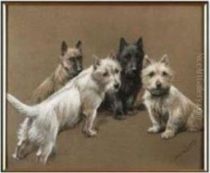 Scotties by Fannie Moody