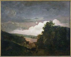 Arkwright's Cotton Mills by Night, c.1782-3 by Josepf Wright Of Derby