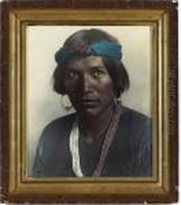 Hostin Nez (mr. Tall Man), Navajo; Yah-otza-begey (meguelito) by Carl Moon