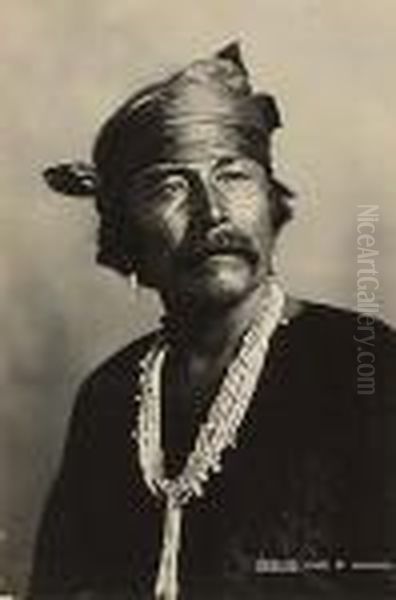 "vicente, Chief Of Navajos." Silver Print, 9x6 Inches , Titled, In The Negative. 1905 - view 1