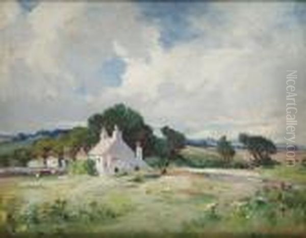 Cottage In A Country Landscape - view 1