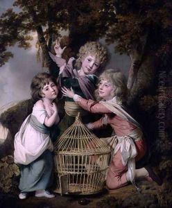 The Synnot Children, 1781 by Josepf Wright Of Derby
