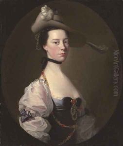 Portrait of a Lady, c.1760 by Josepf Wright Of Derby