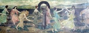 Vestal Virgins In Procession by Robert James Enraght Moony
