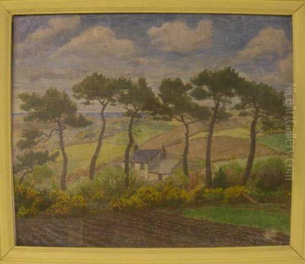 cornish Home Stead'.pencil,watercolour And Gouache. Rigned To Lower Right 50cm X60cm - view 1