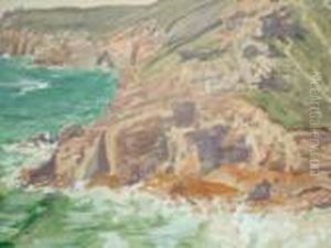 Cornish Coast by Robert James Enraght Moony