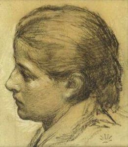 Study Of A Girl's Head