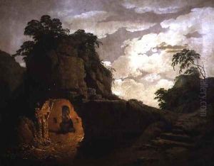 Virgil's Tomb, with the Figure of Silius Italicus, 1779 by Josepf Wright Of Derby