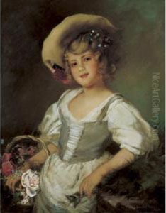 The Young Flower Seller by Harry Humphrey Moore