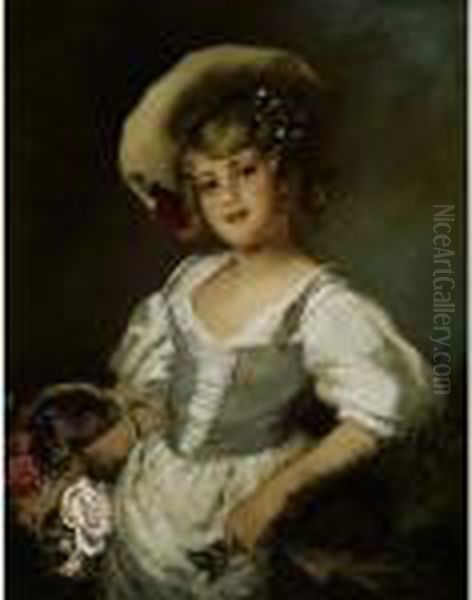 Young Flower Seller - view 1