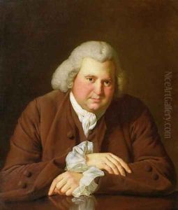 Portrait of Dr Erasmus Darwin (1731-1802) scientist, inventor and poet, grandfather of Charles Darwin, c.1770