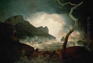 The Storm, Antigonus pursued by the Bear from The Winters Tale, Act III, Sc.III