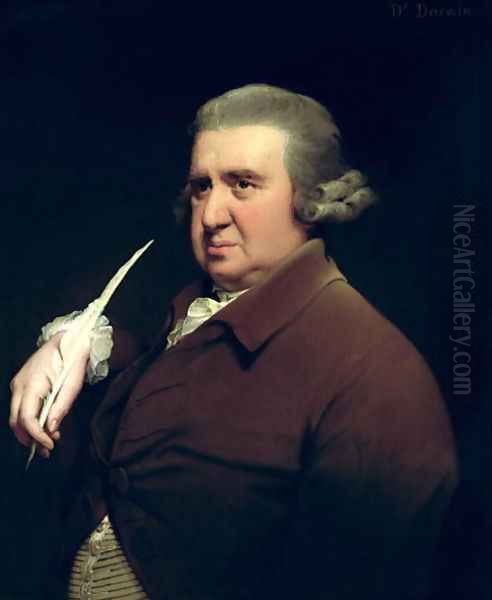 Portrait of Dr Erasmus Darwin (1731-1802) scientist, inventor and poet, grandfather of Charles Darwin, 1792-93 - view 1