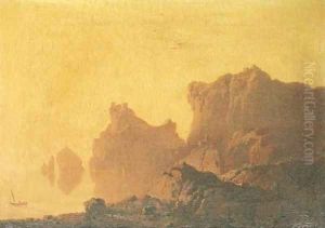 The Gulf of Salerno by Josepf Wright Of Derby