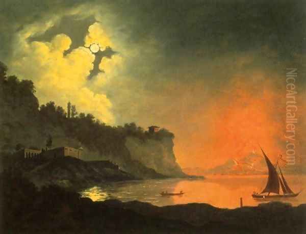 View of Vesuvius from Posilippo - view 1