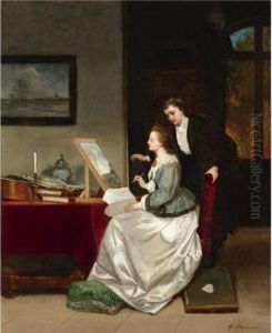The Painting Lesson by Franz Moormans