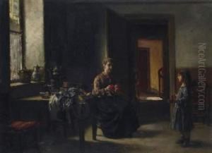 La Fileuse by Franz Moormans