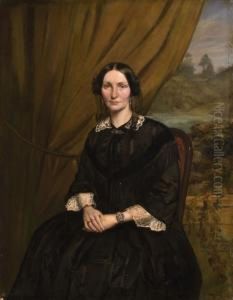 Portraitbildnis by Franz Moormans