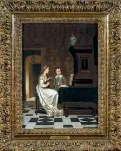 La Lecon De Musique by Franz Moormans