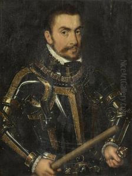 Portrait Of A Noble Man In Armour - view 1
