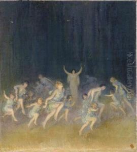 Dancing Nymphs by Francis Luis Mora