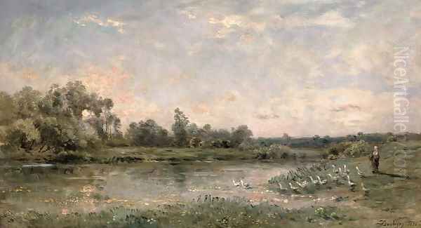 Along the River, 1874 - view 1