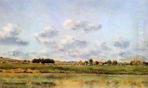 Banks Of The Loing by Charles-Francois Daubigny