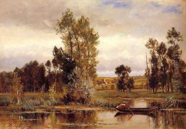 Boat on a Pond - view 1