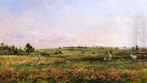Fields in the Month of June by Charles-Francois Daubigny