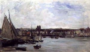 Dieppe, 1875 by Charles-Francois Daubigny