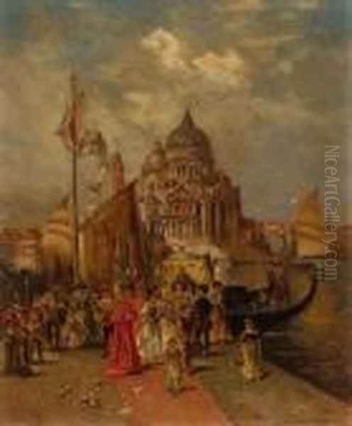 Venetian Harbor Scene - view 1