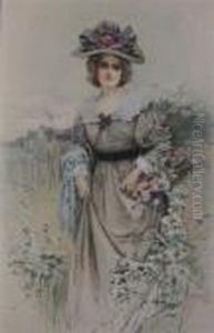 Lady With Flowers
