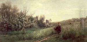 Spring, 1857 by Charles-Francois Daubigny