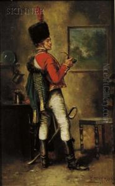Soldier With A Pipe - view 1