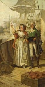 Bidding Adieu by Edward Percy Moran