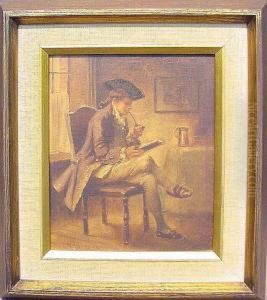 A Good Read by Edward Percy Moran