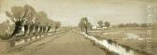 A Country Road, Buck's County - view 1