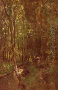 Le Ru De Valmondois by Charles-Francois Daubigny