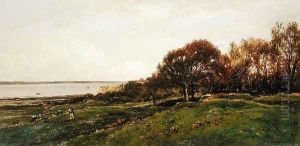 Seaside of Villerville, 1870 by Charles-Francois Daubigny