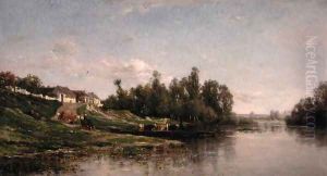 River Scene, 1859