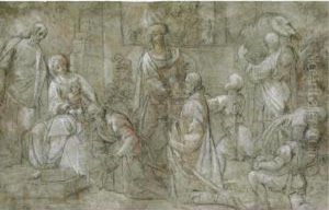 The Adoration Of The Magi by Pier Francesco Morazzone