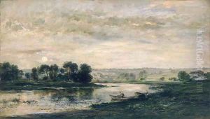 Evening on the Oise, 1872 by Charles-Francois Daubigny