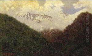 Paesaggio Sotto La Neve by Angelo Morbelli